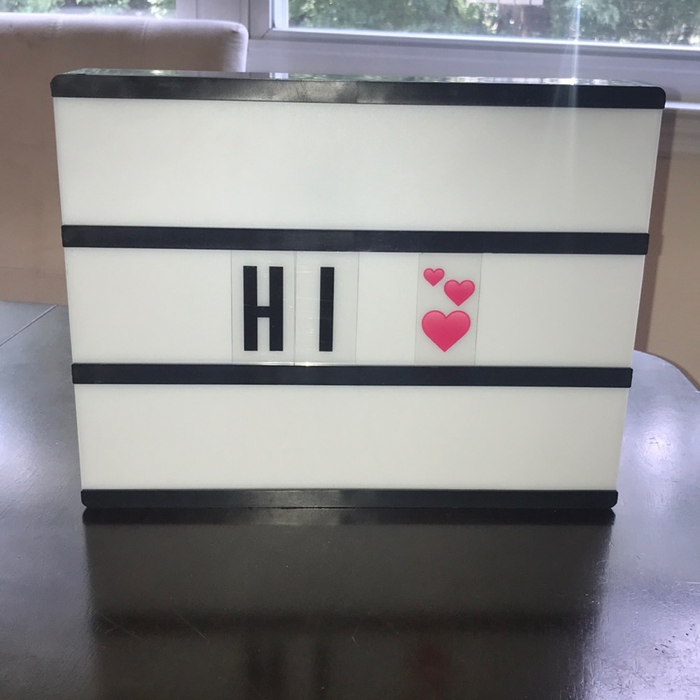 Light up message board